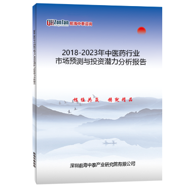 2018-2023年中医药行业市场预测与投资潜力分析报告